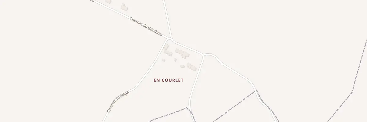 Plan du 4 Ham d’En Courlet à Bertre
