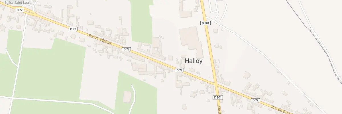 Plan du 6 Rue de l’Eglise à Halloy