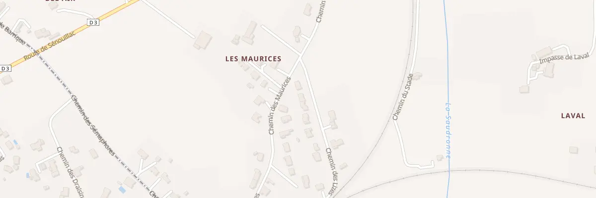 Plan du 70 Che des Lizes à Senouillac