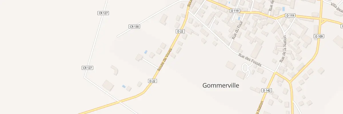 Plan du 1 Rte de Voves à Gommerville