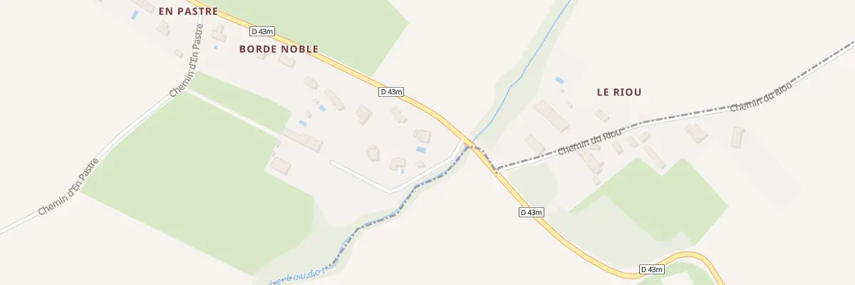 Plan du 70 Borde Noble à Roumens