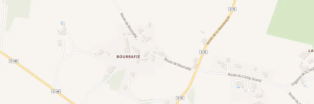 Plan du 5128 Bourrafie à Sainte-Croix