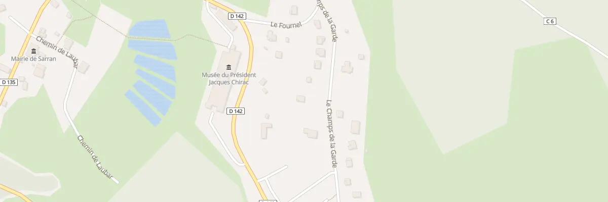 Plan du 20 Le Champ de la Garde à Sarran