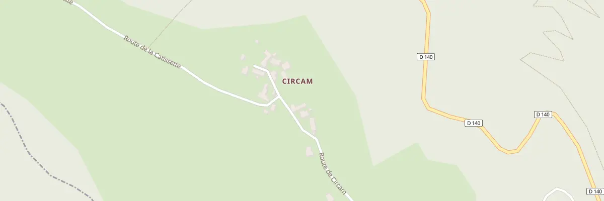 Plan du 377 Rte de Circam à Cornac