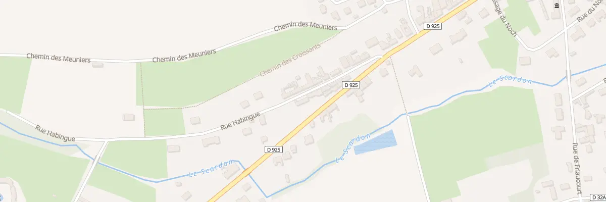 Plan du 3 Rue Habingue à Saint-Riquier