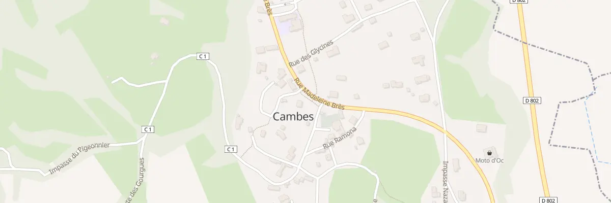 Plan du 5013 Village de Cambes à Cambes