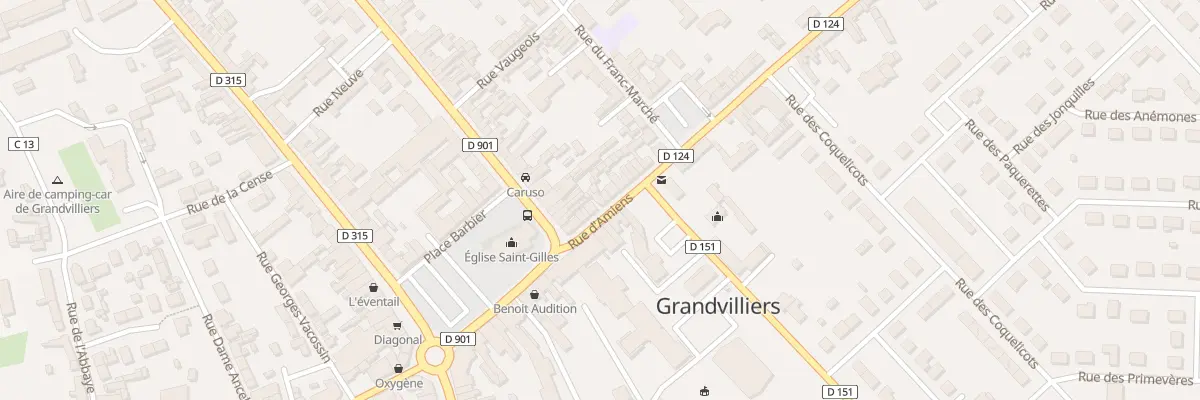 Plan du 9 Rue d’Amiens à Grandvilliers