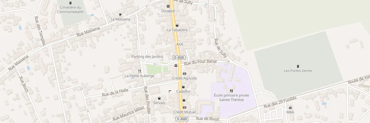 Plan du 51 Rue General Leclerc à La Ferté-Saint-Aubin