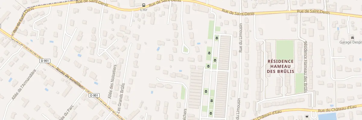 Plan du 7 All des Champs d’Orléans à Saint-Denis-en-Val