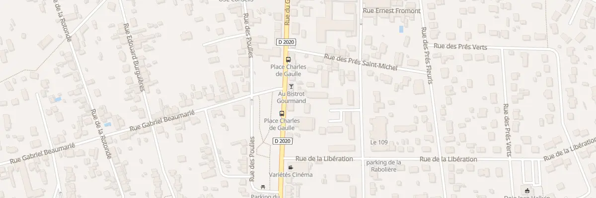 Plan du 89 Rue General Leclerc à La Ferté-Saint-Aubin