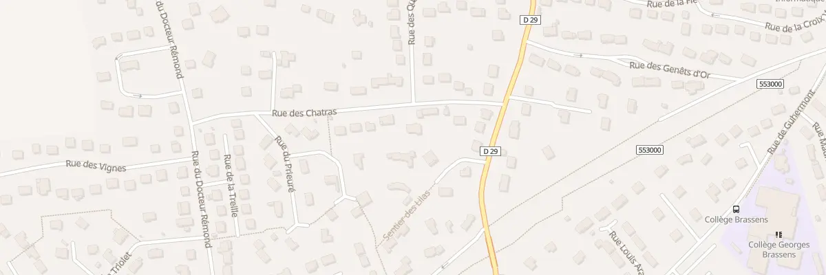Plan du 10 Rue des Chatras à Saint-Arnoult-en-Yvelines