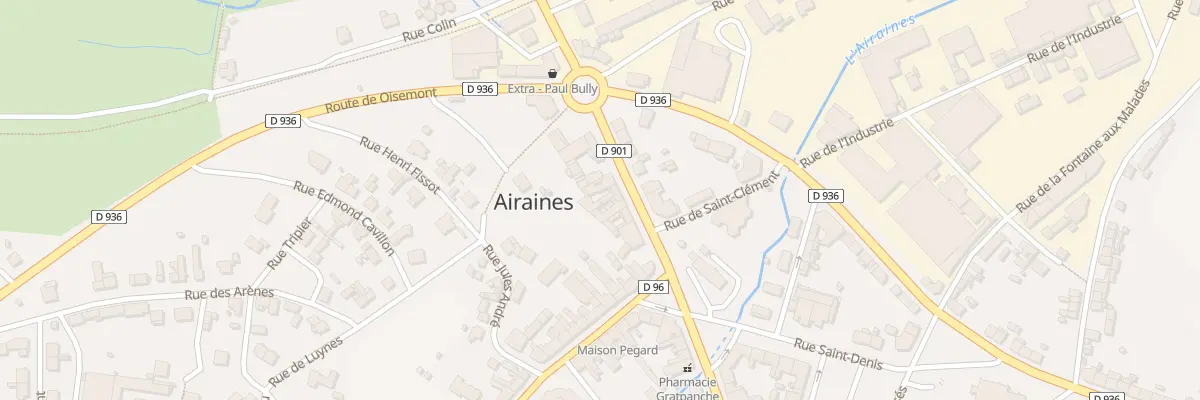 Plan du 9 Rue du Cerf à Airaines