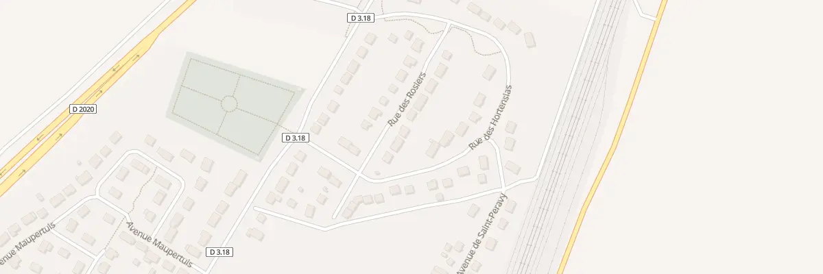 Plan du 6 Rue des Rosiers à Toury