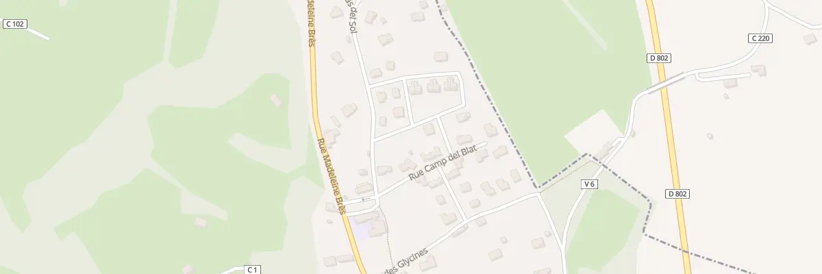 Plan du 57 Rue des Bleuets à Cambes