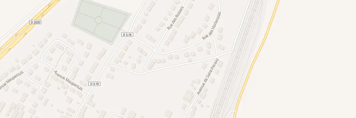 Plan du 12 Rue des Hortensias à Toury