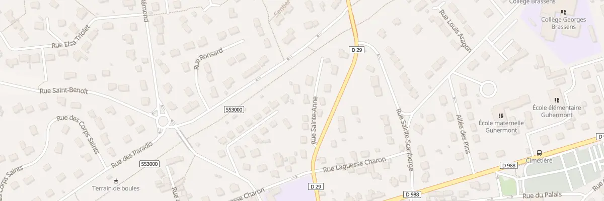 Plan du 8 Rue Sainte-Anne à Saint-Arnoult-en-Yvelines