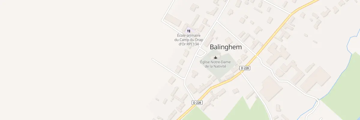 Plan du 93 Rue du Fort à Balinghem
