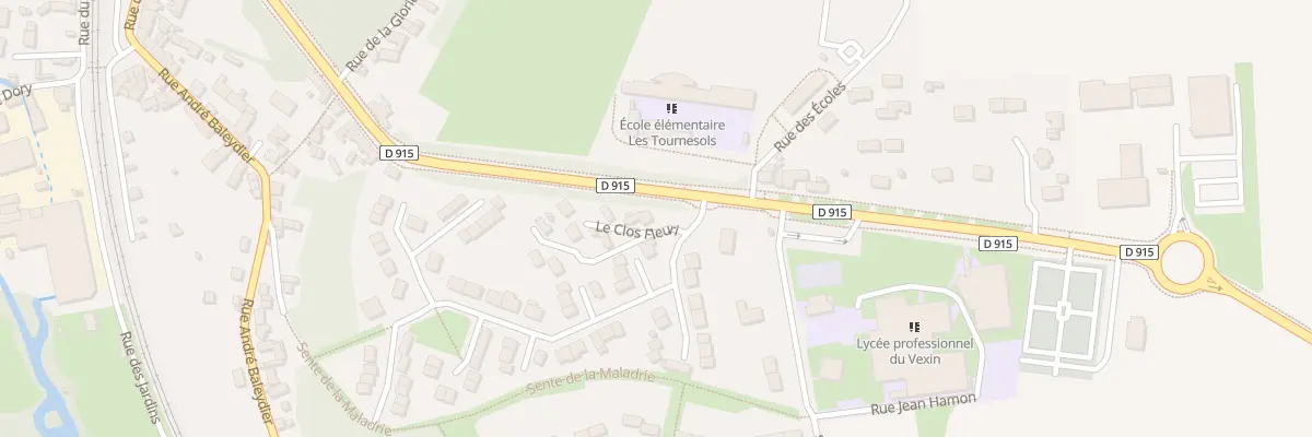 Plan du 2 Le Clos Fleuri à Chars