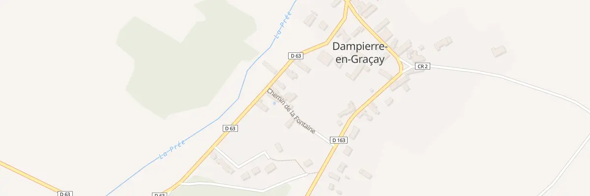 Plan du 3 Che de la Fontaine à Dampierre-en-Graçay