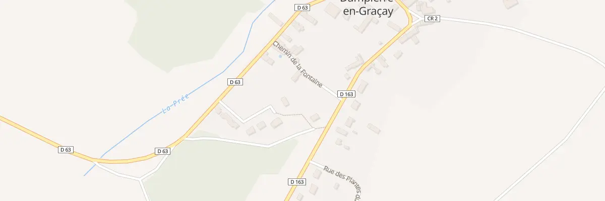 Plan du 25K Les Vignes à Dampierre-en-Graçay