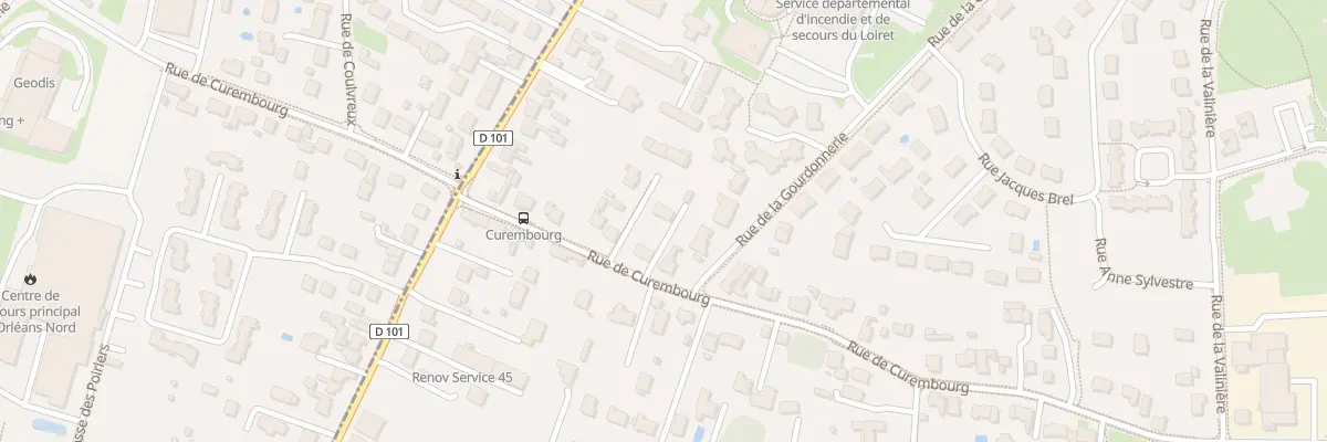 Plan du 866 Rue du Curembourg à Semoy
