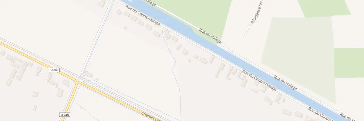 Plan du 2792 Rue du Contre Halage aux Attaques