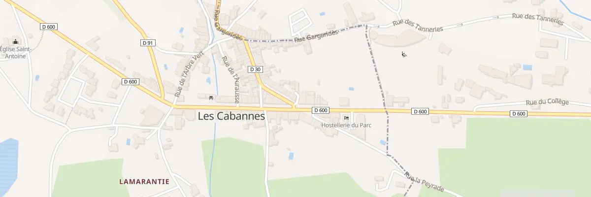 Plan du 1 Imp de la Laiterie aux Cabannes