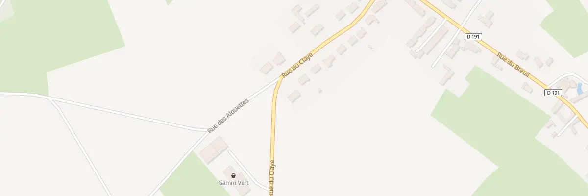 Plan du 235 Rue du Claye à Licques