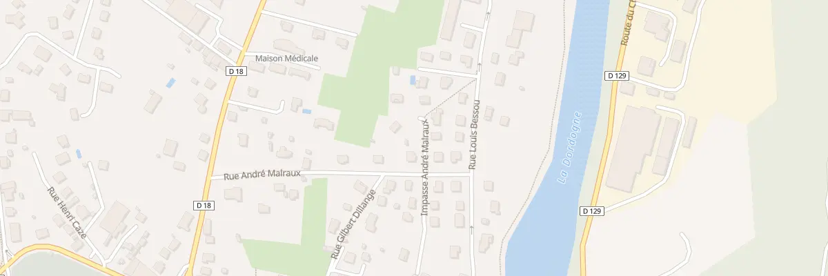 Plan du 11 Rue André Malraux à Argentat-sur-Dordogne