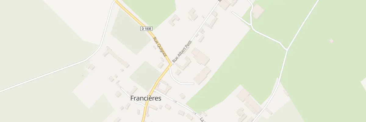 Plan du 4 Rue Albert Petit à Francières