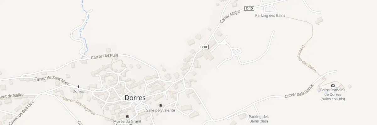 Plan du 40 Le Village à Dorres