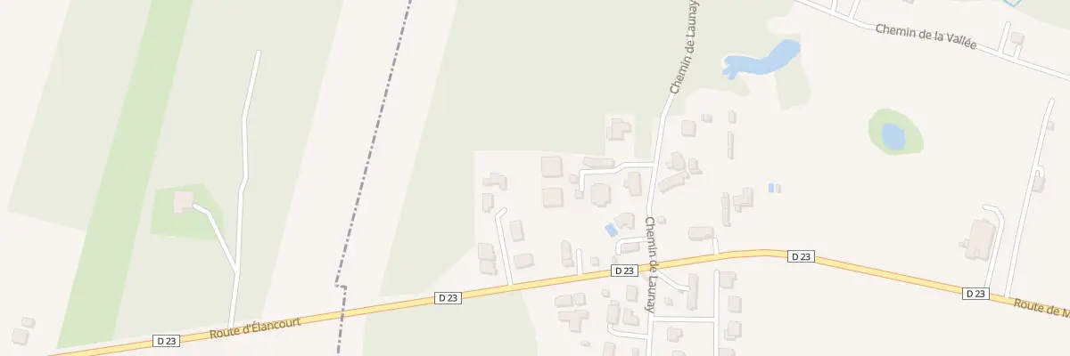 Plan du 4 Che de Launay à Élancourt