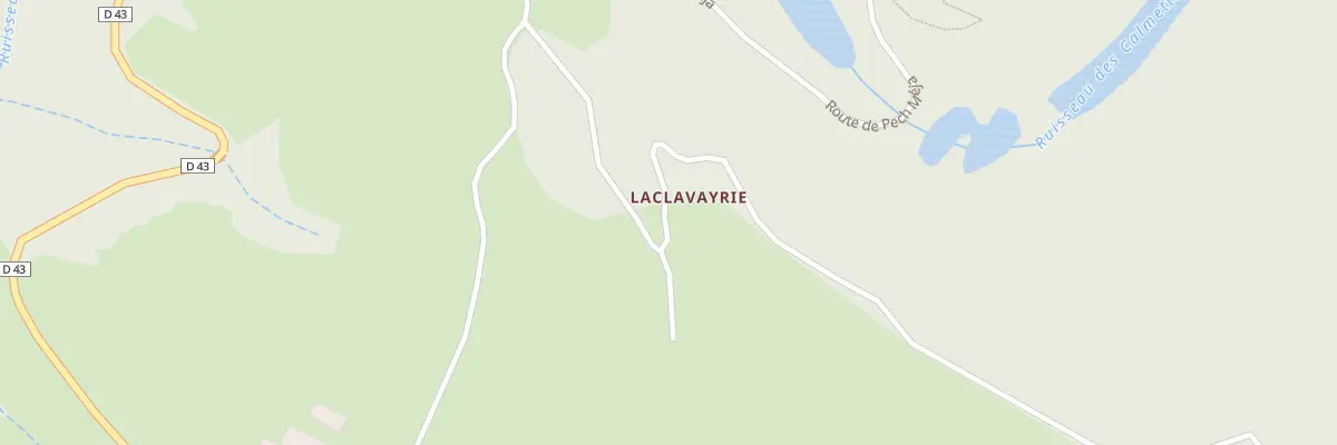 Plan du 226 Chem de Laclavayrie à Frayssinhes