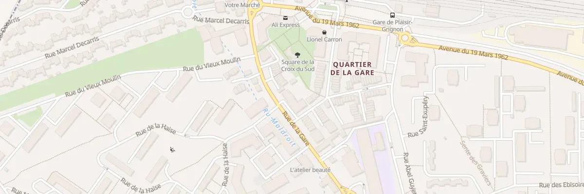 Plan du 36 Rue de la Gare à Plaisir
