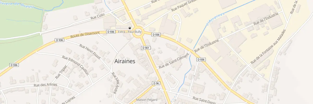 Plan du 6 Rue du Cerf à Airaines