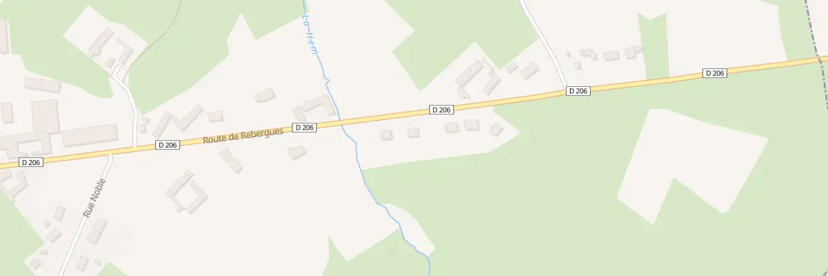 Plan du 768 Rte de Rebergues à Surques