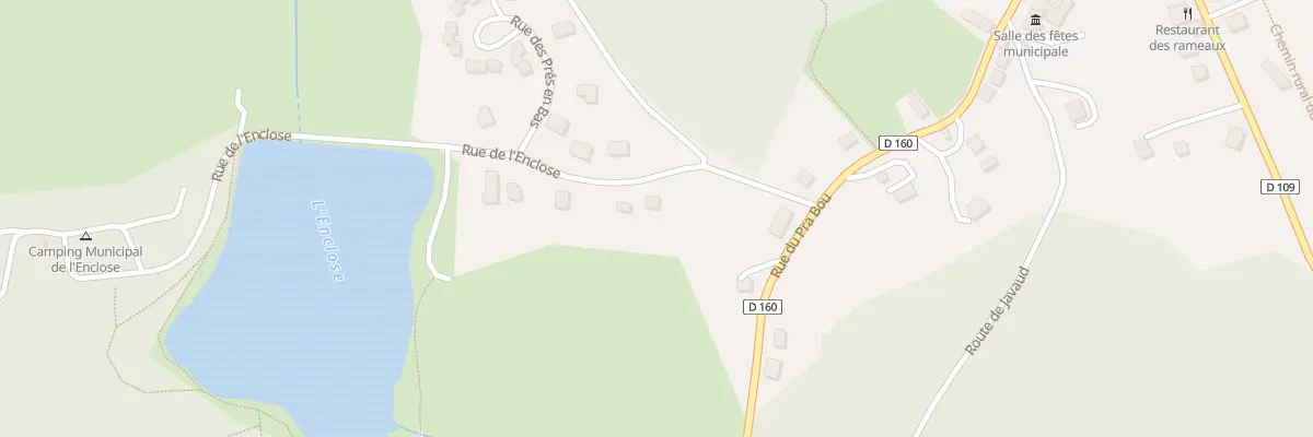 Plan du 3 Rue de l’Enclose à Tarnac