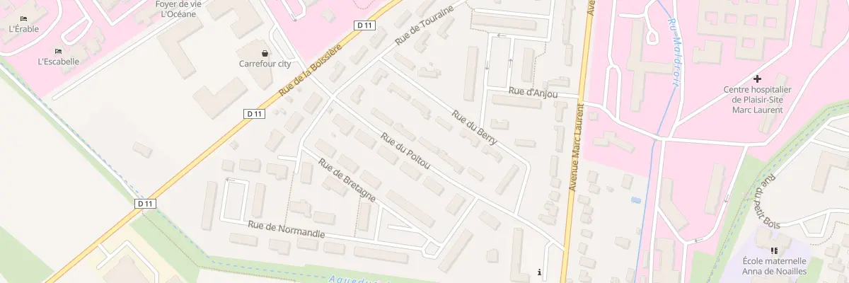 Plan du 12 Rue du Poitou à Plaisir
