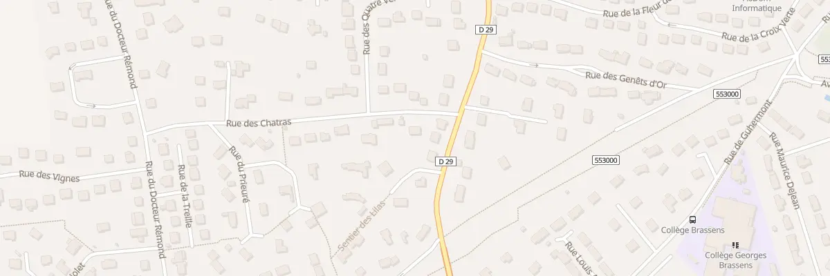 Plan du 14 Rue des Chatras à Saint-Arnoult-en-Yvelines