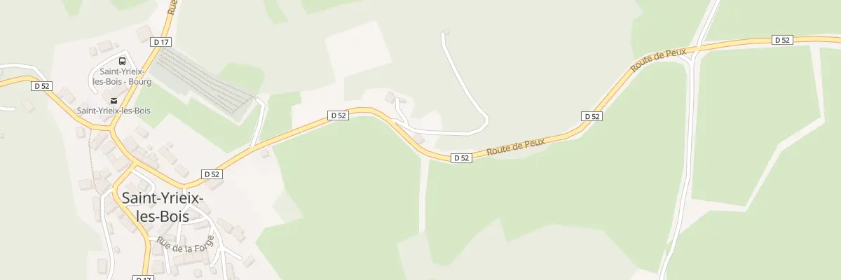 Plan du 12 Rte des Peux à Saint-Yrieix-les-Bois