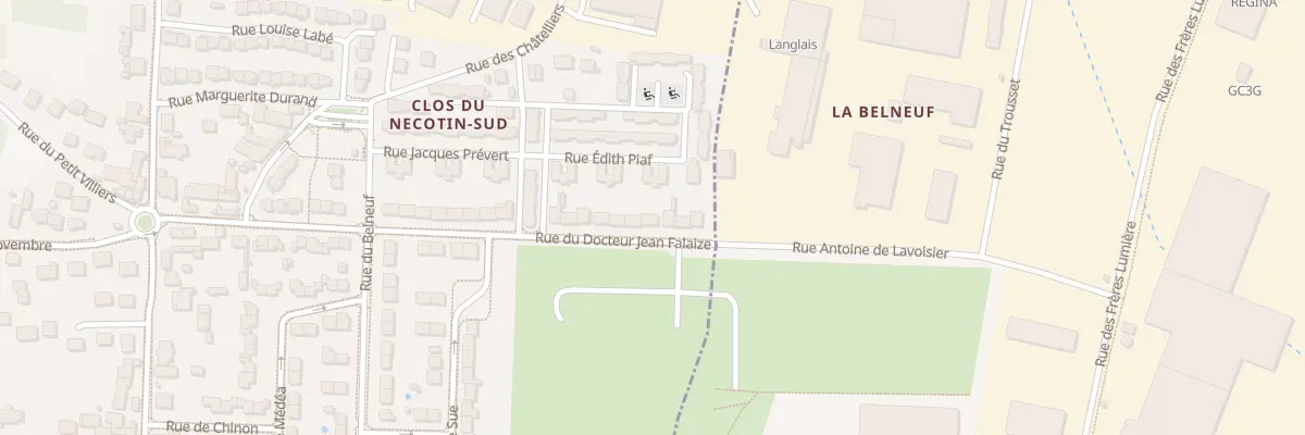 Plan du 47 Rue du Doc Jean Falaize à Orléans