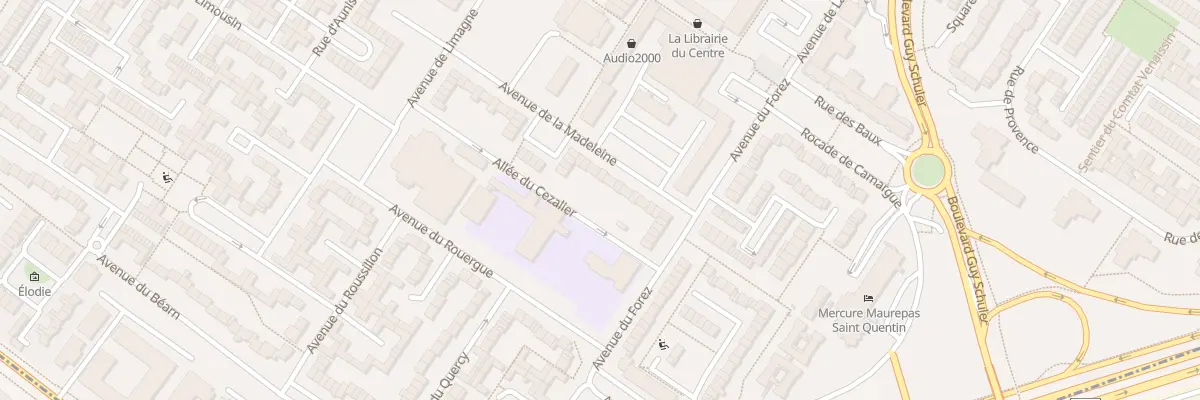 Plan du 13 Av de la Madeleine à Maurepas