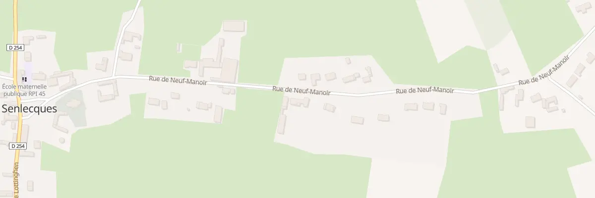 Plan du 434 Rue de Neuf-Manoir à Senlecques