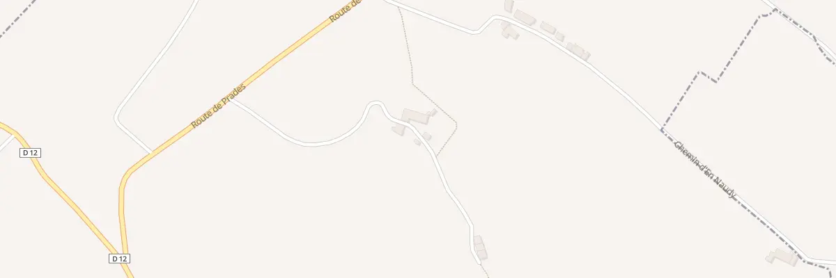 Plan du 257 Che de la Calveille Condomines à Bertre