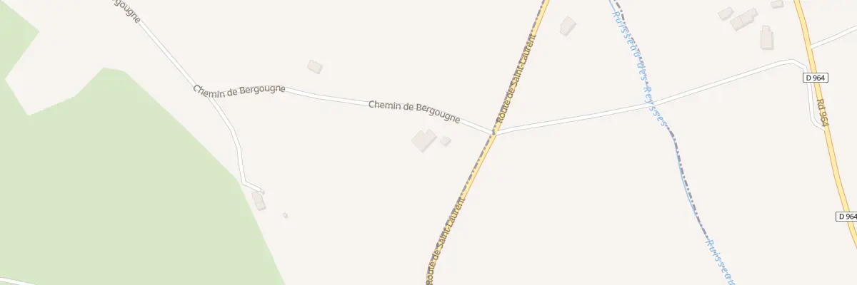 Plan du 164 Che de Bergougne à Técou