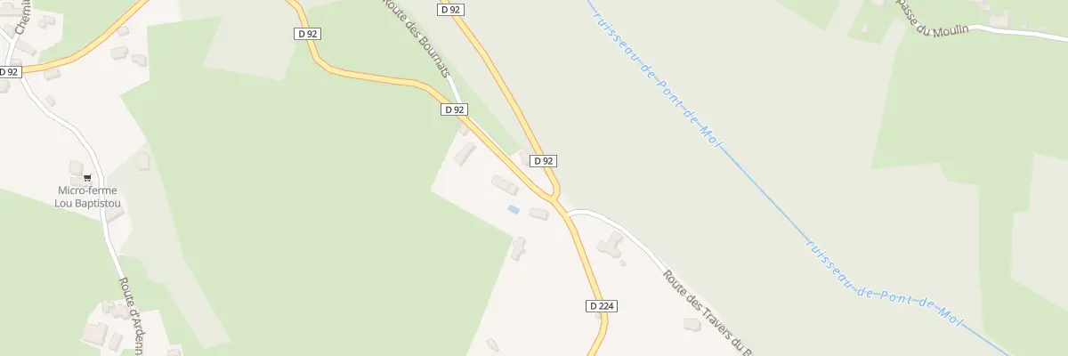 Plan du 1405 Rte de la Grassetie au Bouyssou
