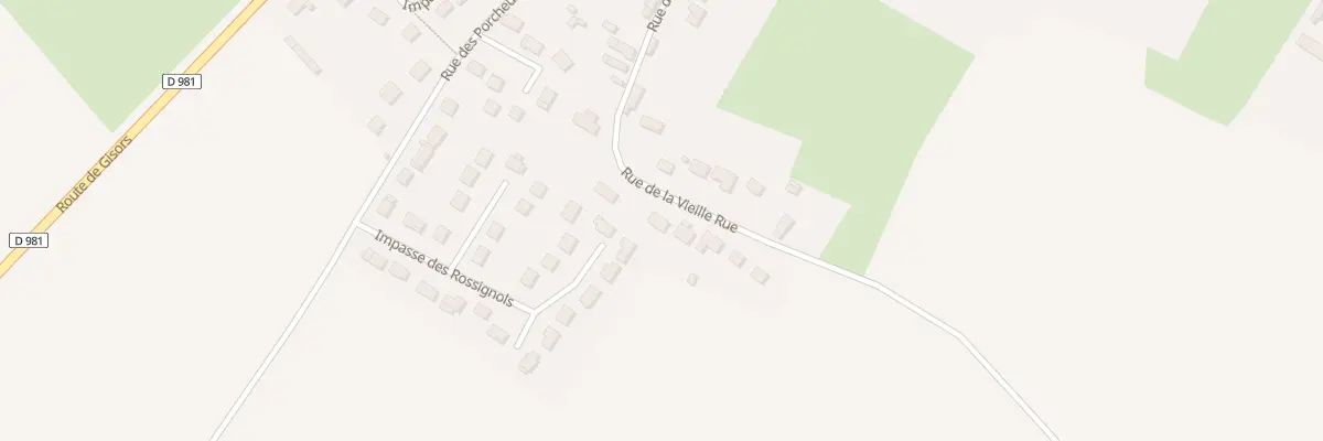 Plan du 330 Rue de la Vieille Rue à La Houssoye