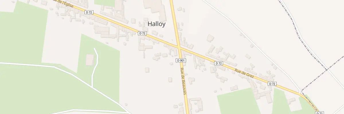 Plan du 1 Rue de l’Eglise à Halloy