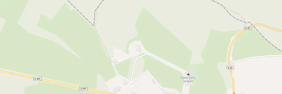 Plan du 5011 Le Bourg à La Pouge