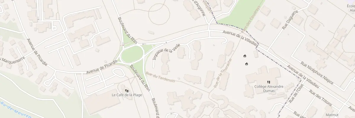 Plan du 6 Imp de l’Ourcq à Maurepas